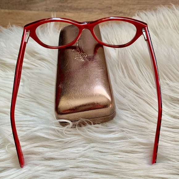 Oleg Cassini Bold Red Glasses - Picture 5 of 10